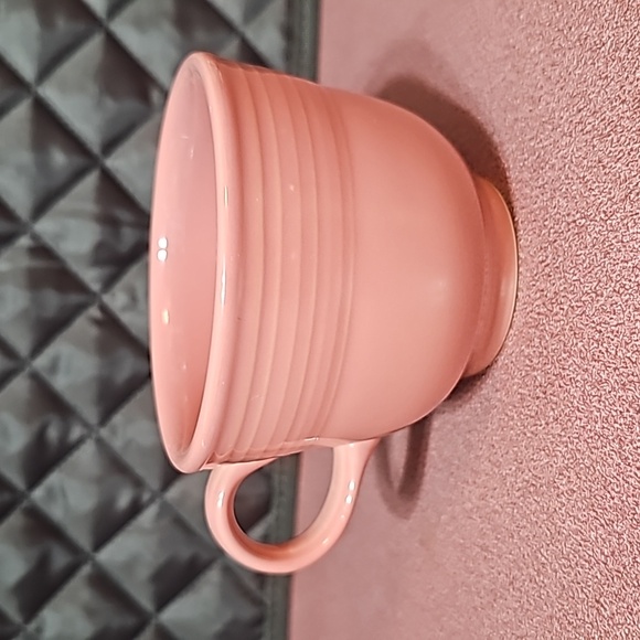 Fiesta Homer Laughlin China Rose Pink Flat (Tea) Cup. Pristine Condition. - Picture 4 of 12